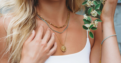 Creating a Signature Style with A Mixed Metal Necklace Stack