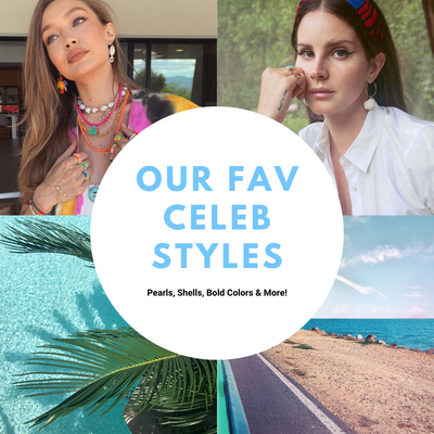 Our Fav Celeb Styles ~ Pearls, Shells, Color & More!