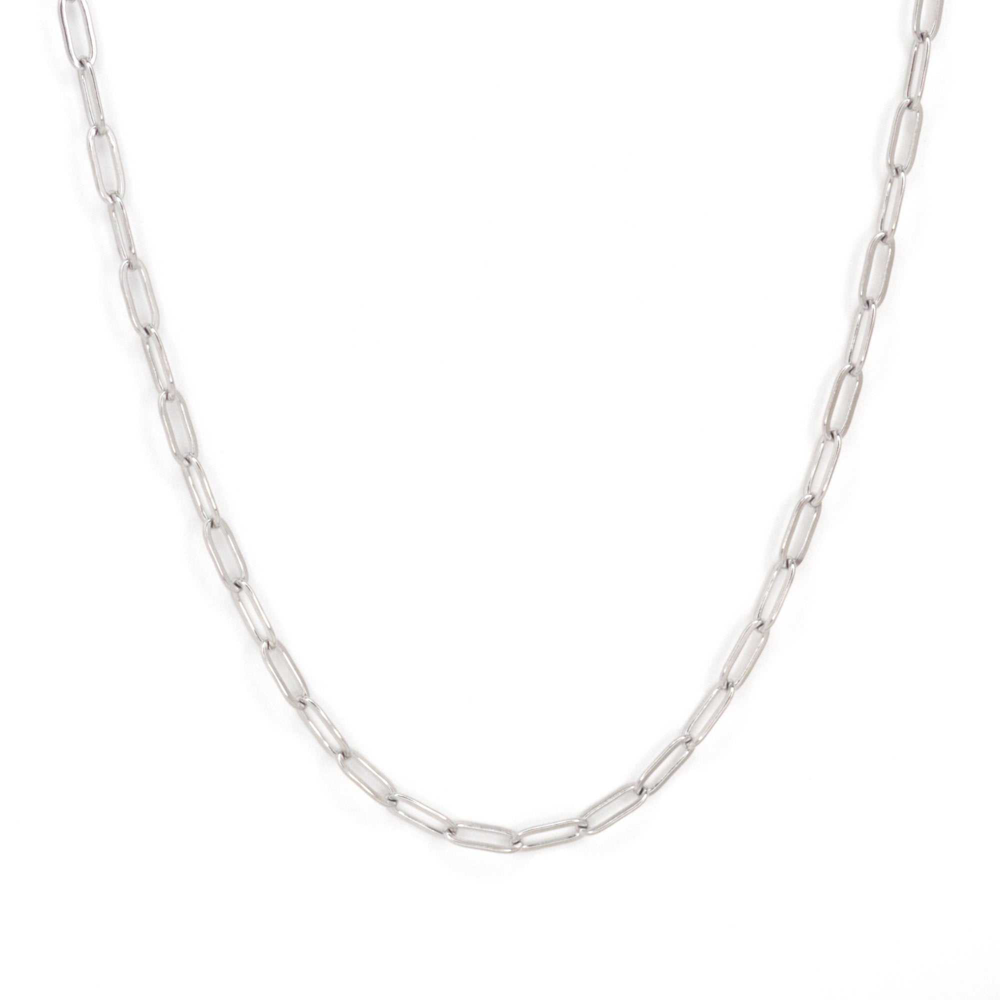 Paperclip Necklace ~ Water Resistant – SaltyCali