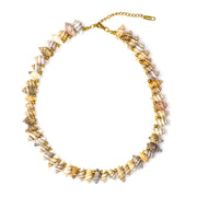 Necklace with seashell charms