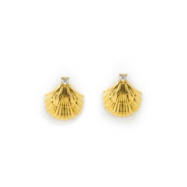 Earrings with shimmering ocean-inspired sparkle