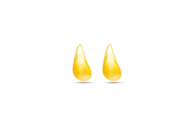 Minimalist drop earrings with a subtle, elegant shape
