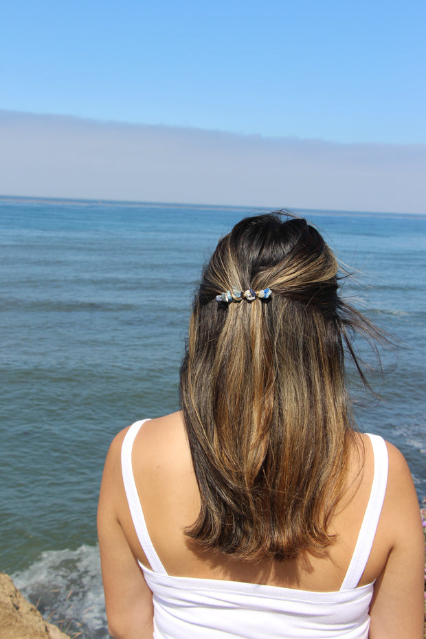 Ocean Waves Hair Pin ~ Salty Hair