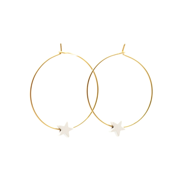 Stella Hoops ~ Salty Pendants