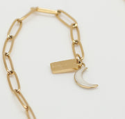 Paperclip Anklet ~ Salty Babes